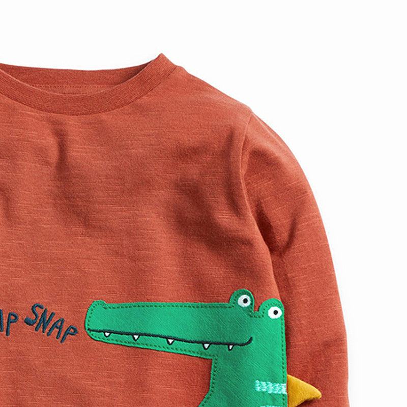 Boys’ Knitted Cotton T-Shirt