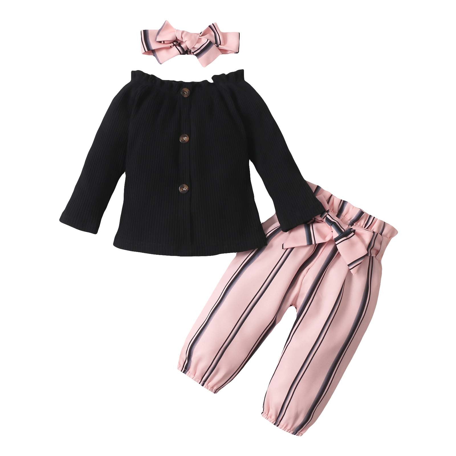 Toddler Girl Long Pants Fashion Outfit