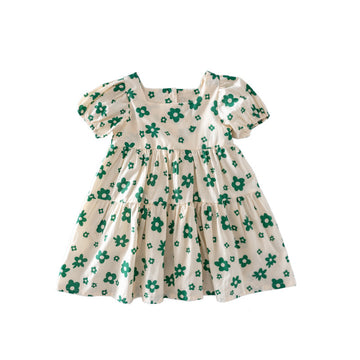 Cotton Floral Princess Dress